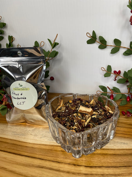 Citrus & Cranberries, Organic Loose Leaf Tea House Specialties .