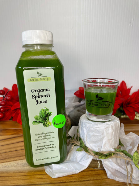 Organic Spinach Juice, w/Pear