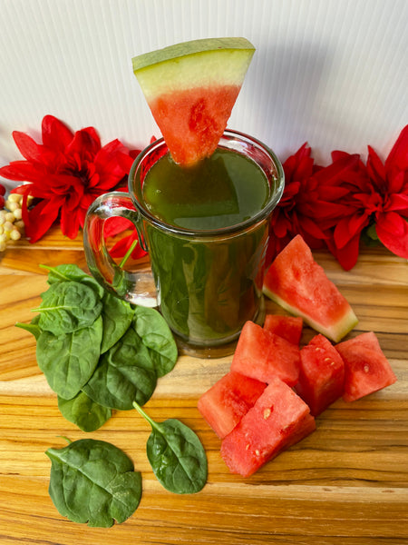 Organic Spinach Juice, w/Watermelon