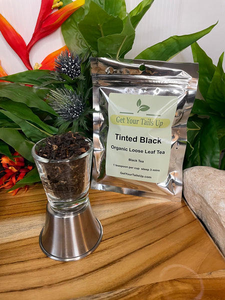 Tinted Black, Organic Loose Leaf Tea