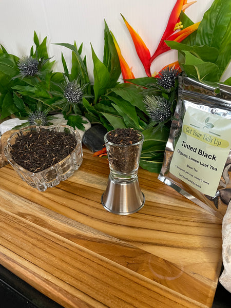 Tinted Black, Organic Loose Leaf Tea