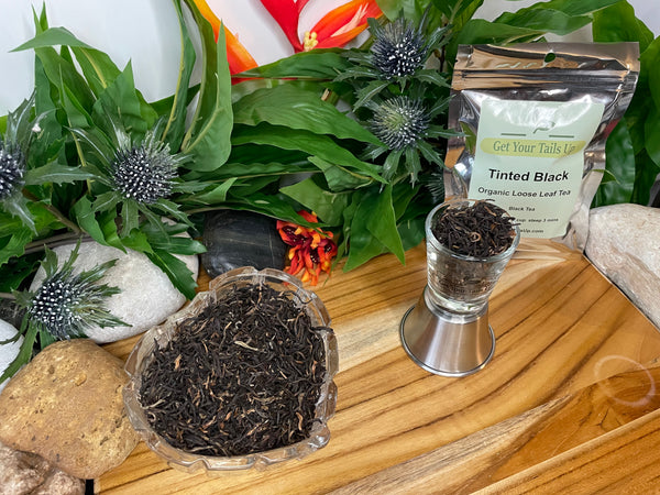 Tinted Black, Organic Loose Leaf Tea