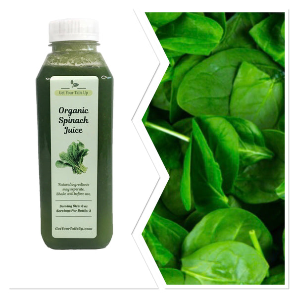 Organic Spinach Juice, HBP Detox 16oz