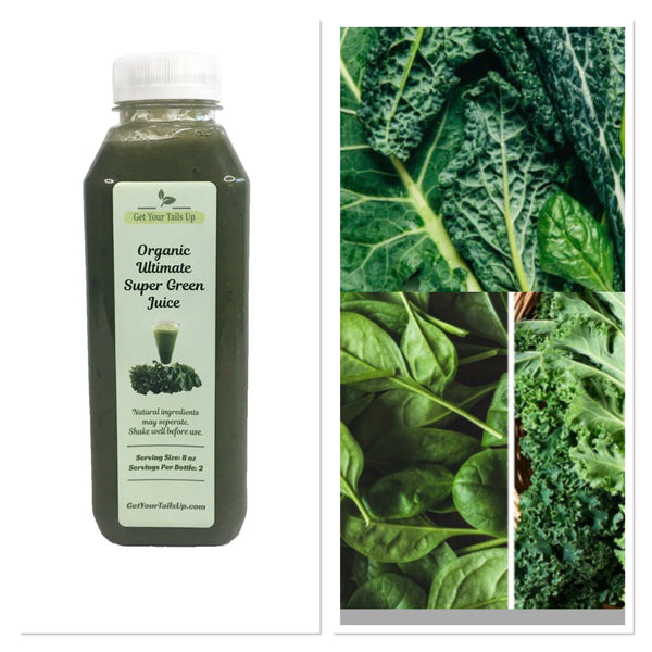 Organic Ultimate Super Green Juice, Healthy Eyes