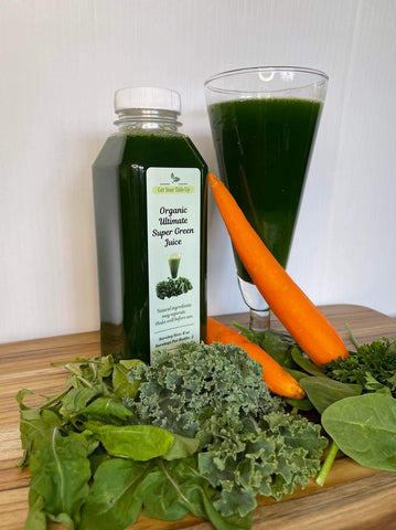 Organic Ultimate Super Green Juice, Healthy Eyes