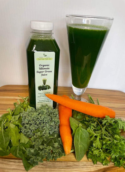 Organic Ultimate Super Green Juice, Healthy Eyes