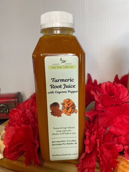 Turmeric Root Juice With Cayenne Pepper 16oz