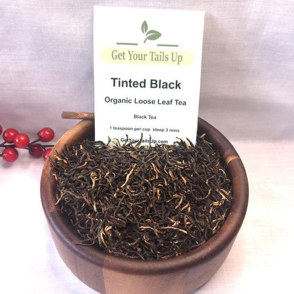 Tinted Black, Organic Loose Leaf Tea