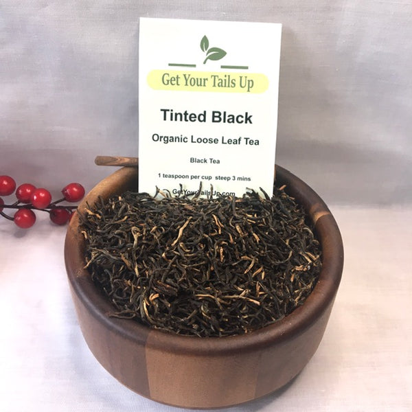 Tinted Black, Organic Loose Leaf Tea