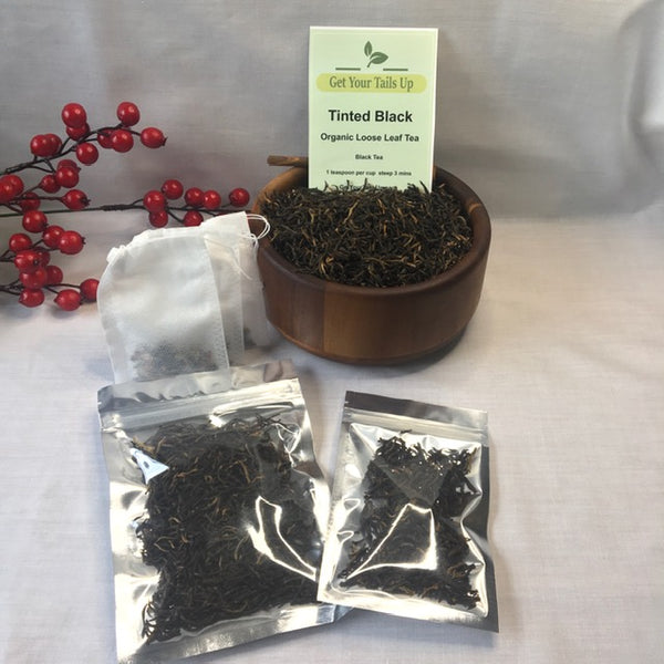 Tinted Black, Organic Loose Leaf Tea