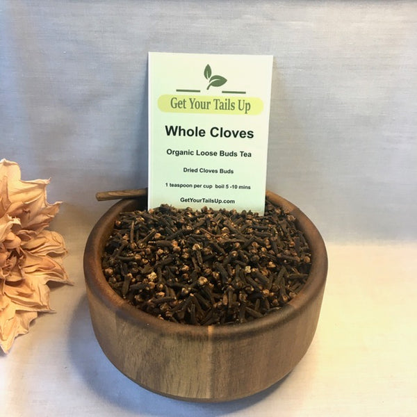 Whole Cloves, Organic Loose Buds Tea