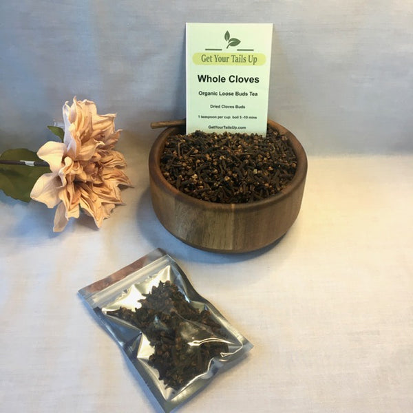 Whole Cloves, Organic Loose Buds Tea