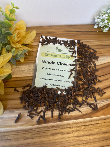 Whole Cloves, Organic Loose Buds Tea