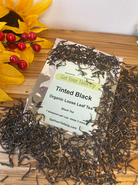 Tinted Black, Organic Loose Leaf Tea