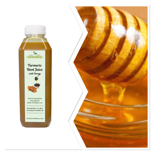 Turmeric Root Juice With Raw Organic Honey 16oz