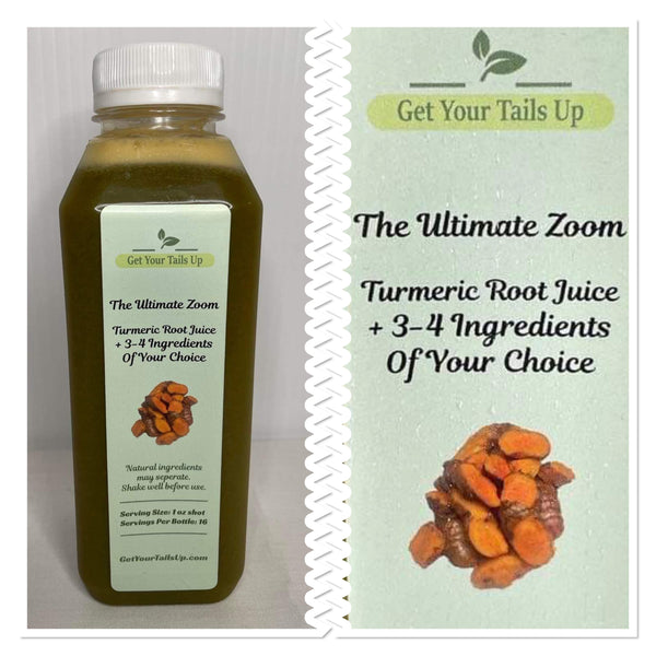 The Ultimate Zoom Turmeric Root Juice With 3-4 Ingredients Of Your Choice