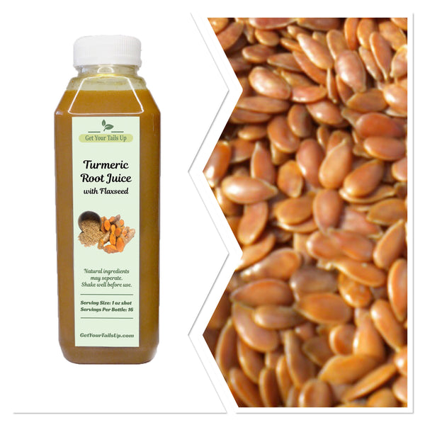 Turmeric Root Juice With Flax Seeds 16oz