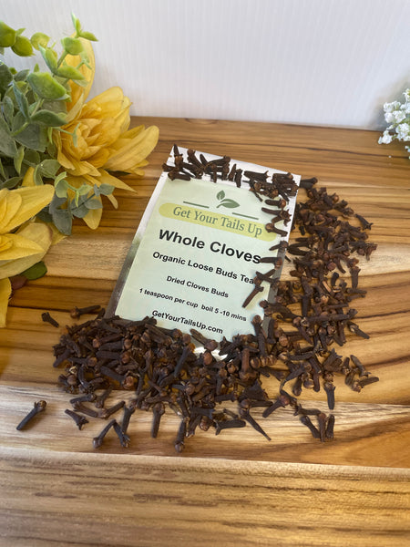 Whole Cloves, Organic Loose Buds Tea