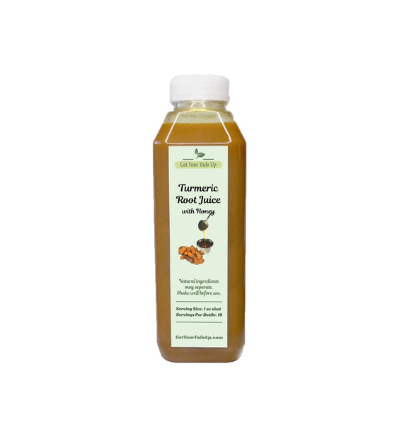 Turmeric Root Juice With Raw Organic Honey 16oz