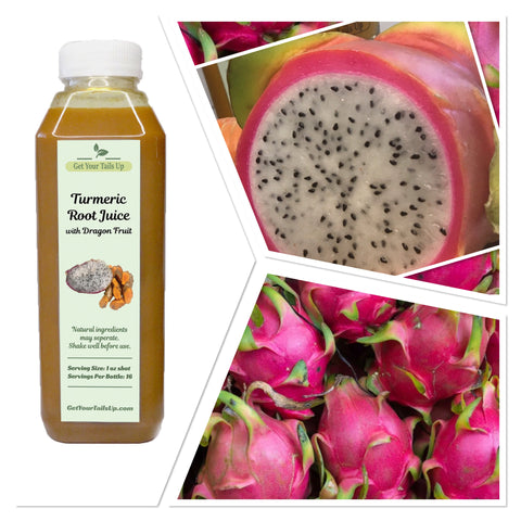 Turmeric Root Juice With Dragon Fruit 16oz