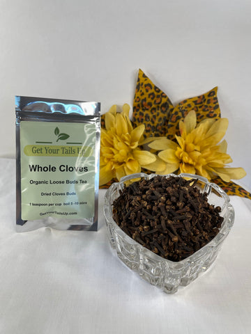 Whole Cloves, Organic Loose Buds Tea