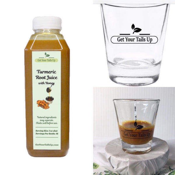 Turmeric Root Juice With Raw Organic Honey 16oz