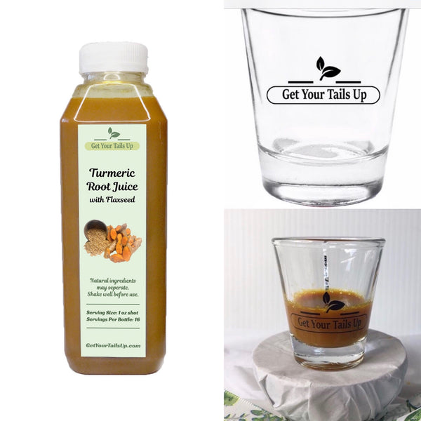 Turmeric Root Juice With Flax Seeds 16oz